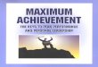 Brian Tracy - Maximum Achievement Workbook