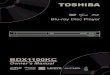 Toshiba BluRay Player BDX1100KC Manual