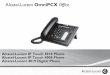Alcatel-Lucent 4019 IP Touch 4008 4018 Digital Phone OXOffice Manual MU19008ACAC O600ed01-0729