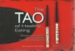 Bob Flaws - The Tao of Healthy Eating Dietary Wisdom According to Chinese Medicine