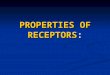 Lect.3, Properties of Receptors (2)