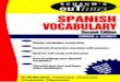 Schaum's Spanish Vocabulary