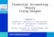 Financial Accounting Theory Craig Deegan Chapter 6