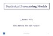 Statistical Forecasting Models.ppt