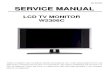 Dell W2306C LCD Monitor Service Manual