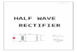 Half Wave Rectifier