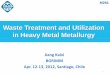 Waste Treatment in Metal Metallurgy