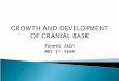 Growth and Development of Cranial Base