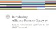 SWIFT Alliance Remote Gateway Presentation