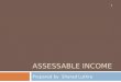 assessable income final.ppt