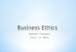 Business Ethics Class