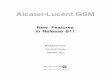 Alcatel - Lucent GSM New Features in Release B11