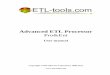 Advanced ETL Processor Professional User Manual