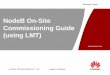 103370600 Nodeb on Site Commissioning Guide Using Lmt
