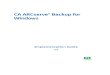 CA ARCserve® Backup for Windows AB_IMPL_W_ENU r16
