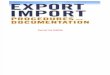 Export Import Procedures & Documents