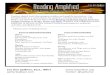 Reading Amplified Workshop Handouts