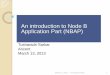 NodeB Application Part
