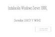 Instalacion Windows Server 2008 Servidor DHCP y WINS