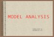 Model Analysis - Satheesh p b
