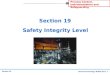 Section-19 Safety Integrity Level