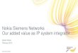 91820847 NSN as IP Solution Integrator Presentation for Customers