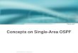 Concepts on Single-Area OSPF