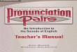 Pronunciation Pairs Teacher s Manual