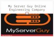 My Server Guy Online Engineering Company