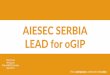 oGIP lead AIESEC SERBIA