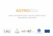 Thilina Heenatigala: IAU astroEDU: an open-access platform for peer-reviewed astronomy education activities