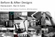 Before & After Counter Bar Design