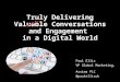 Conversations and Engagement in a Digital Age