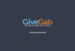 GiveGab_Company Overview PPT