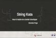 String kata in 20 minutes