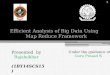 Analysing of big data using map reduce