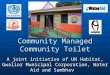 Laxmanpura  community managed community toilet