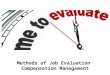 Methods of job evaluation  -  compensation management - Manu Melwin Joy