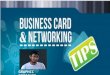 Important Tips for Business Card Design & Networking