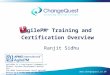 Agile PM Training and Certification Overview