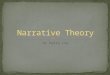 Narrative theory ppt