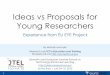 Jtelss2015 lecture ideas vs proposals for young researchers