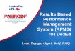 Results based performance management system  rpms- for dep ed