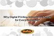 Why Digital printing services is crucial for every business ?
