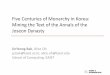 Five Centuries of Monarchy in Korea: Mining the Text of the Annals of the Joseon Dynasty