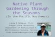 Native plant gardening through the seasons