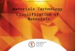 Classification of materials