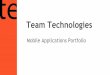 Team Technologies Mobile Applications Portfolio