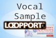 Vocal samples