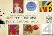 Robert Indiana-Four Letter Word-Secondary Education Resource